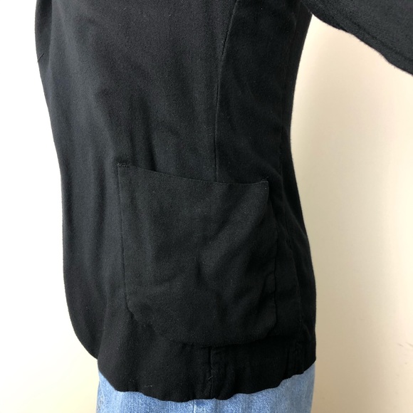 Aritzia Talula Black Kent Open Front Blazer Size 2 - Picture 8 of 14